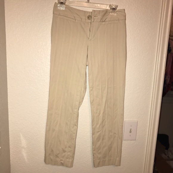 Banana Republic Beige/Cream With Pin-Stripe Capris - Picture 2 of 8